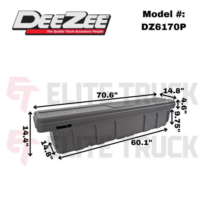 Dee Zee Specialty Series Poly Crossover Tool Box Model DZ6170P
