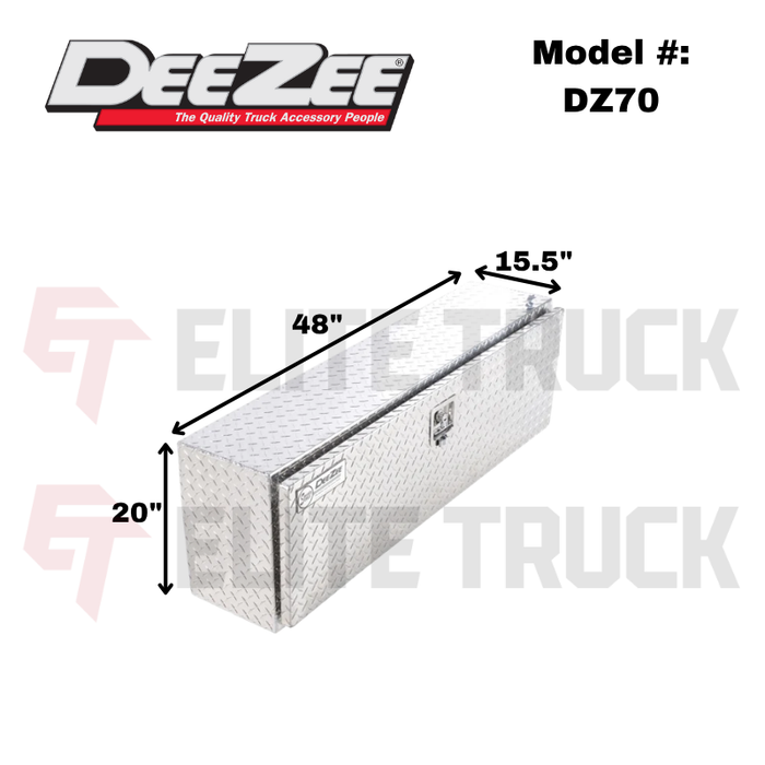 Dee Zee Specialty Series Top Sider Tool Box 48" L x 15.5" W x 20" H Model DZ70