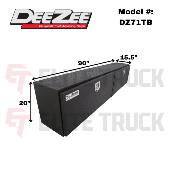 Dee Zee Specialty Series Top Sider Tool Box 90' L x 15.5 W x 20' H Model DZ71TB