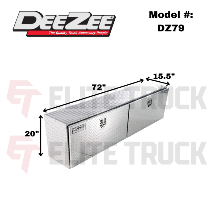 Dee Zee Specialty Series Top Sider Tool Box 72' L x 15.5 W x 20' H Model DZ79