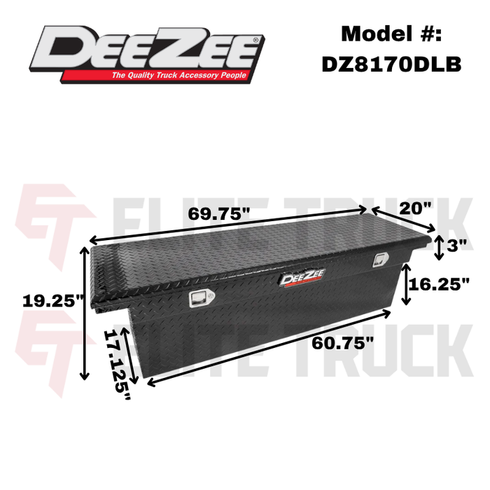 Dee Zee Red Label Single Lid Crossover Tool Box Model DZ8170DLB