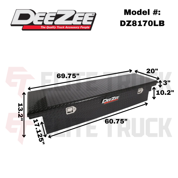 Dee Zee Red Label Single Lid Crossover Tool Box Model DZ8170LB