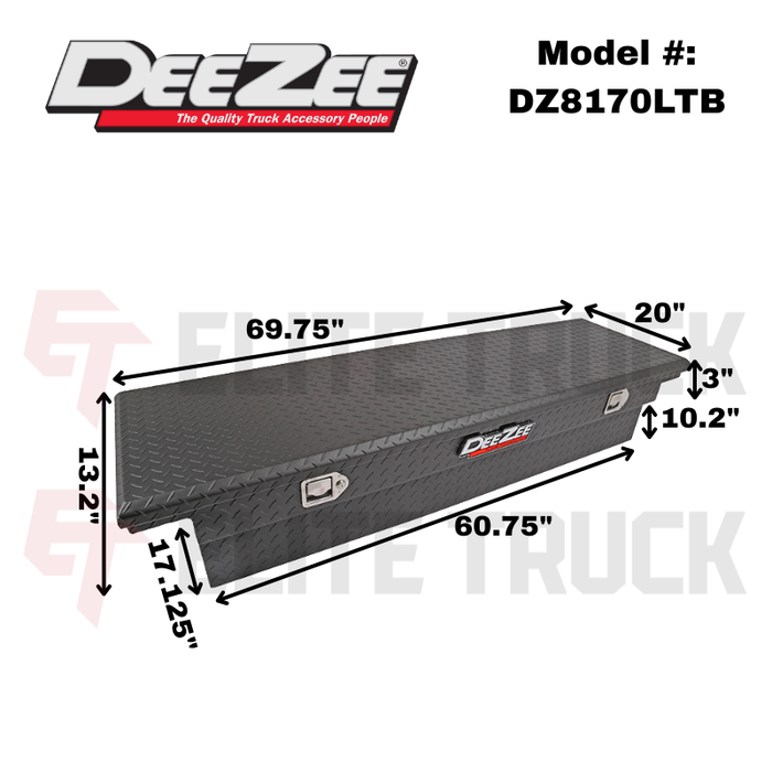Dee Zee Red Label Single Lid Crossover Tool Box Model DZ8170LTB