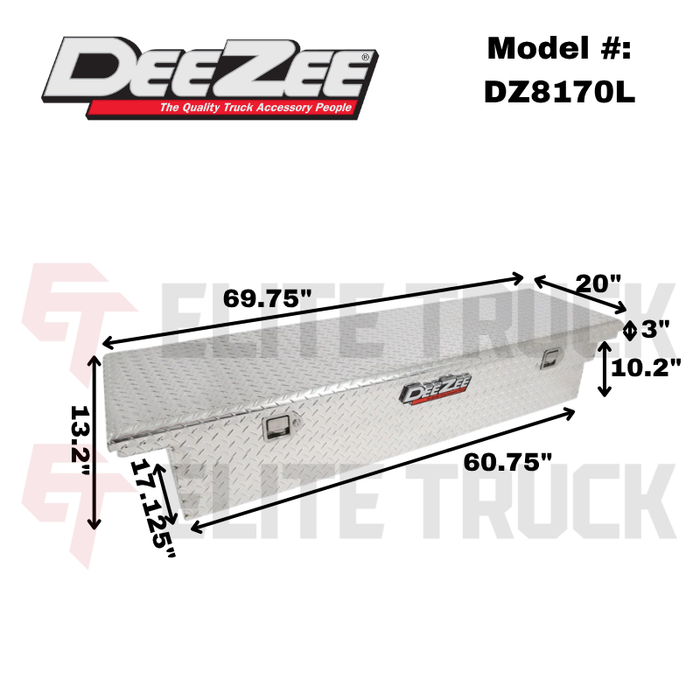 Dee Zee Red Label Single Lid Crossover Tool Box Model DZ8170L