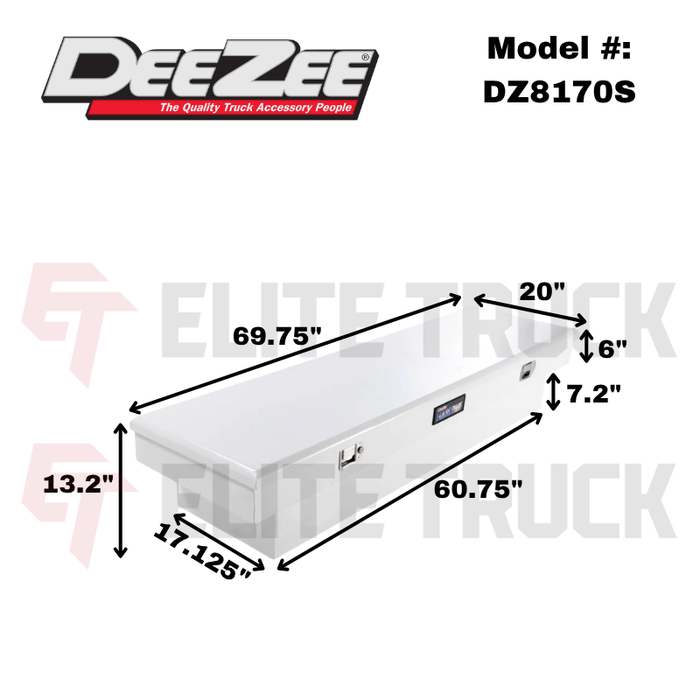 Dee Zee Hardware Series Single Lid Crossover Tool Box Model DZ8170S