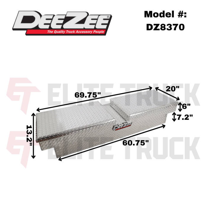 Dee Zee Red Label Double Lid Gull Wing Tool Box Model DZ8370
