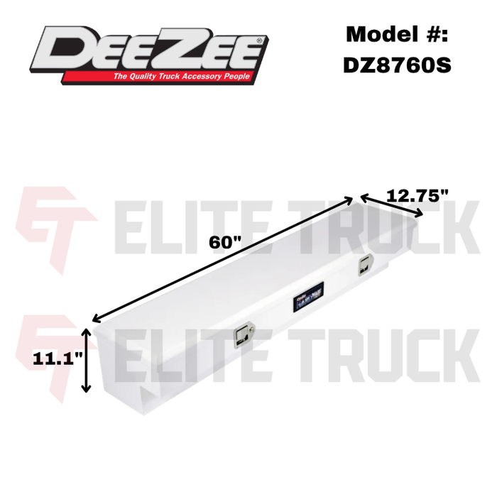 Dee Zee HARDware Series Side Mount Tool Box 60' L x 12.75' W x 11.1' H Model DZ8760S