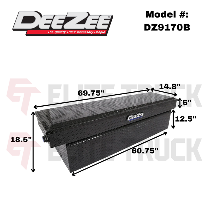 Dee Zee Blue Label Single Lid Crossover Tool Box Model DZ9170B