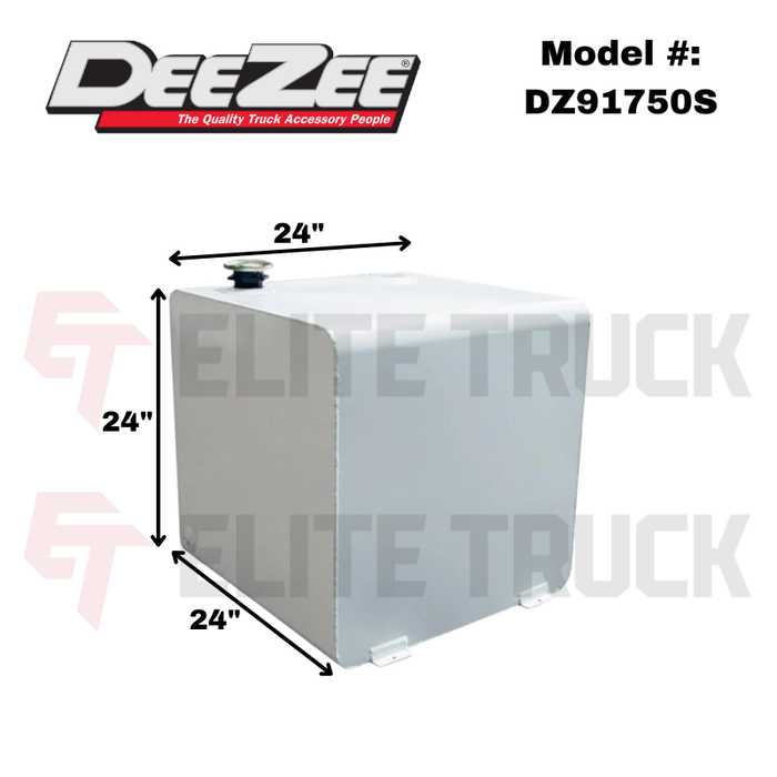 Dee Zee 55-Gal White Steel Specialty Series Square Liquid Transfer Tank Model DZ91750S