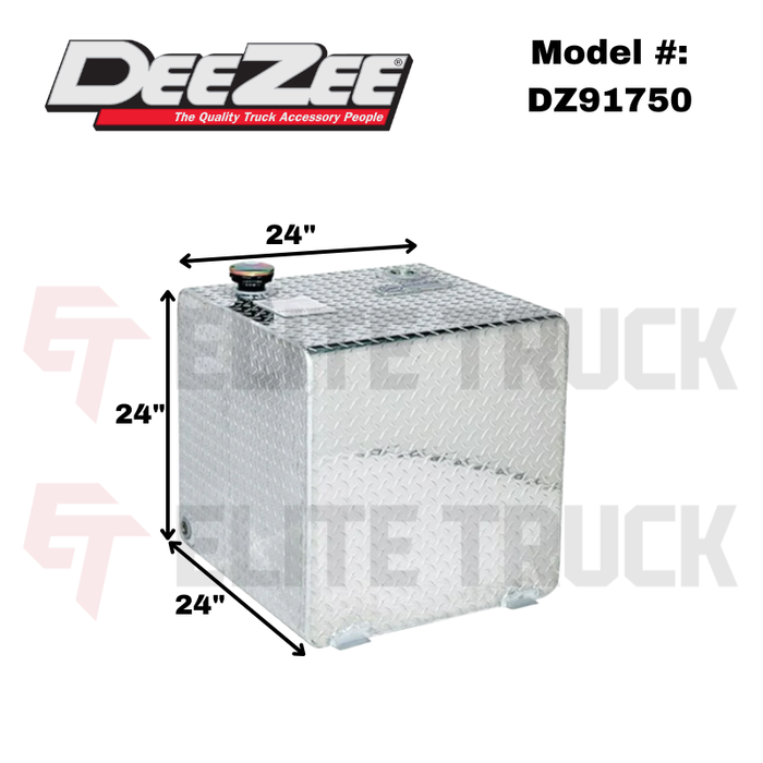 Dee Zee 55-Gal Brite-Tread Aluminum Specialty Series Square Liquid Transfer Tank Model DZ91750