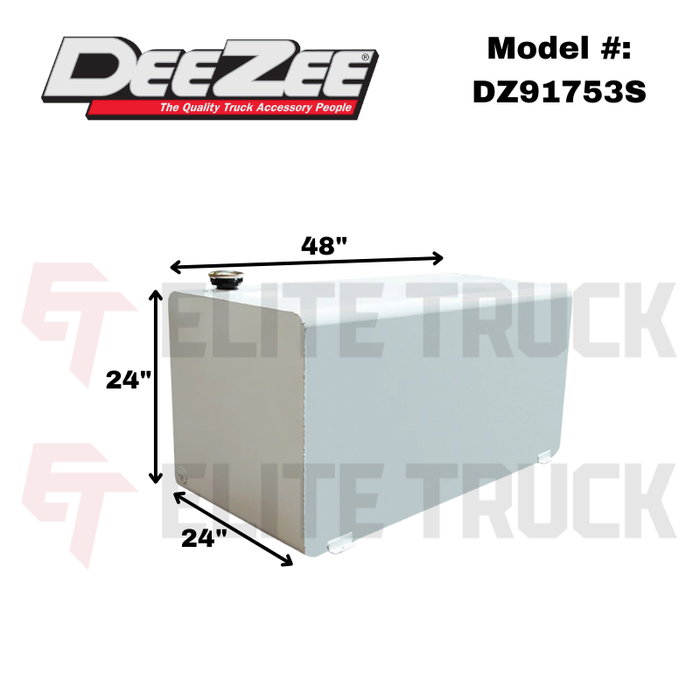 Dee Zee 106-Gal White Steel Specialty Series Rectangle Liquid Transfer Tank Model DZ91753S