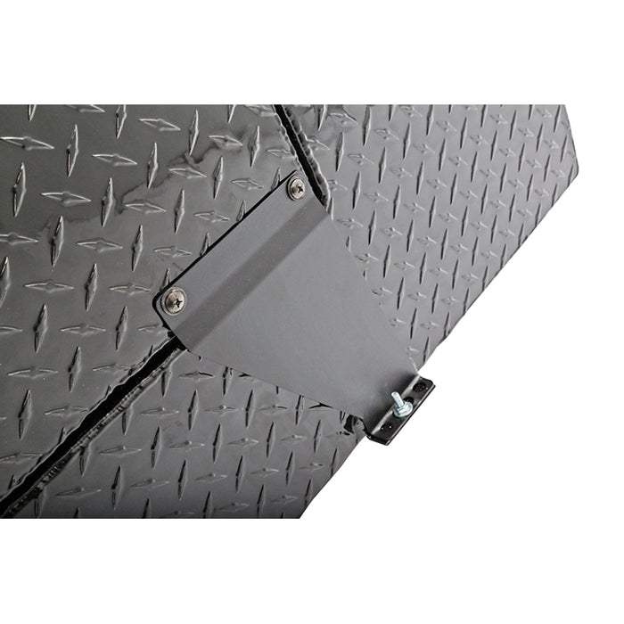 Dee Zee 92-Gal Gloss Black Aluminum Toolbox Combo Auxiliary Transfer Tank Model DZ92647XB