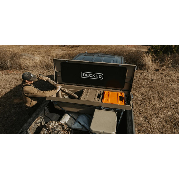 DECKED Full-Size Pickup Truck Tool Box Deep Tub Model DTB2-TAN