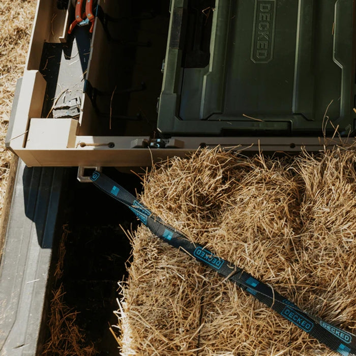 DECKED Full-Size Pickup Truck Tool Box Tundra Bed Rail Model DTB2T22-TAN