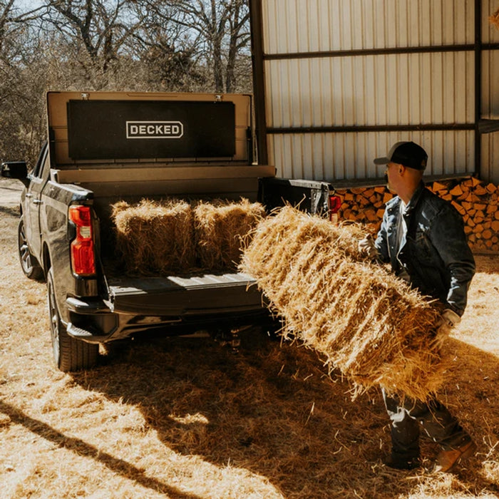 DECKED Full-Size Pickup Truck Tool Box Deep Tub Model DTB2-TAN