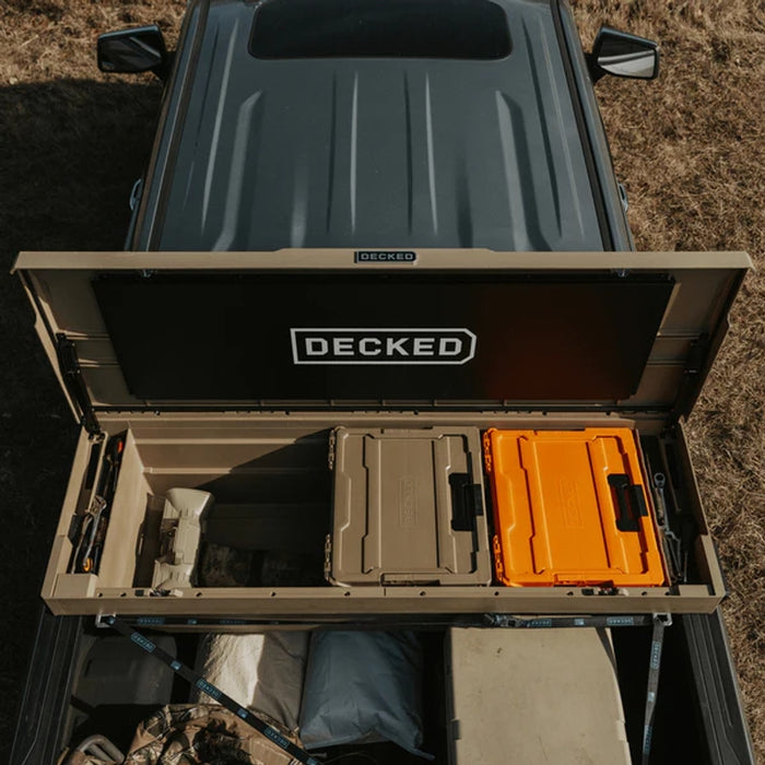 DECKED Full-Size Pickup Truck Tool Box Deep Tub Model DTB2-TAN