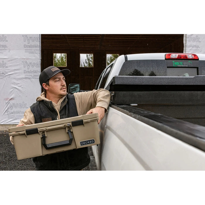 DECKED Full-Size Pickup Truck Tool Box Deep Tub Model DTB2-TAN