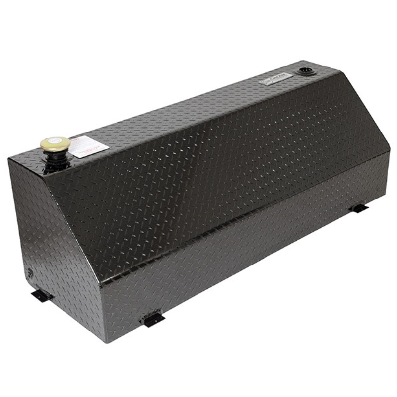 Dee Zee 76-Gal Gloss Black Aluminum Wedge Transfer Tank Model