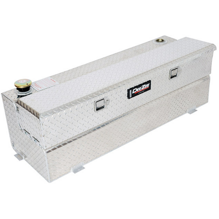 Dee Zee 43-Gal Brite-Tread Aluminum Toolbox Combo Transfer Tank Dee Zee 43-Gal Brite-Tread Aluminum Toolbox Combo Transfer Tank