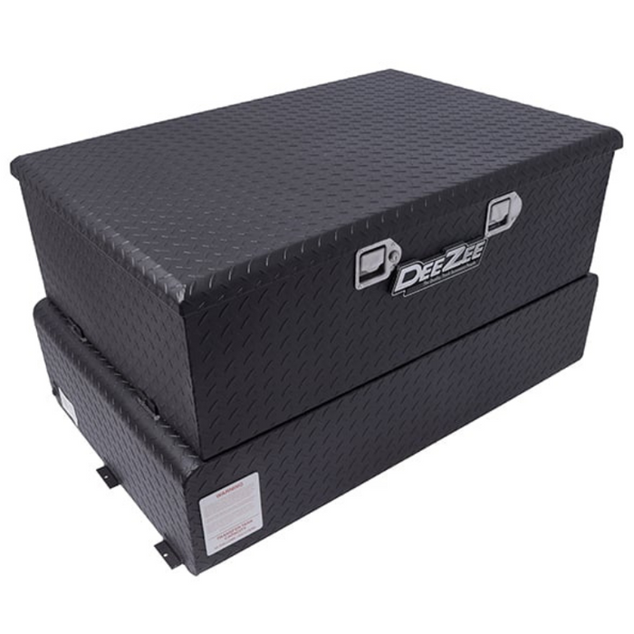 Dee Zee 75-Gal Texture Black Aluminum Toolbox Combo Transfer Tank Dee Zee 75-Gal Texture Black Aluminum Toolbox Combo Transfer Tank