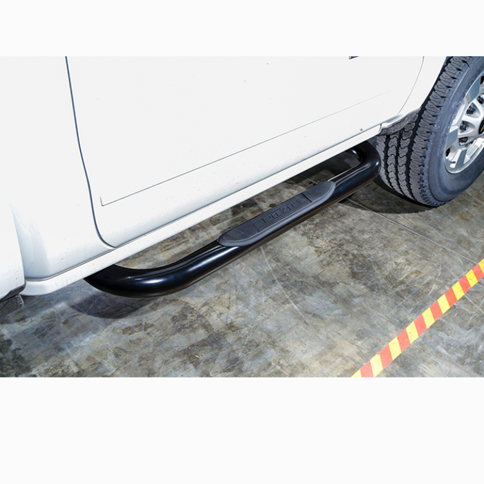 Dee Zee UltraBlack Steel Step Nerf Bars Universal 3 in. Round Cab Length Model DZ3700301