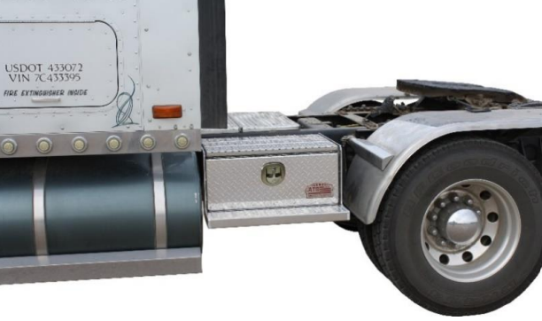 ATB Step Frame Box 15"H x 30"D x 24"W Single Drop and Bottom Open Door Model A-SF51S-153024D-T