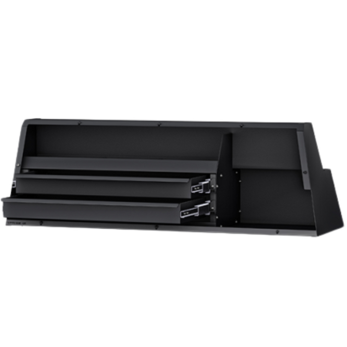 SmartCap Matte Black Truck Bed Cap Drawer-Bin Mid-Size Left Side Mount Fits All Caps Model SA0513