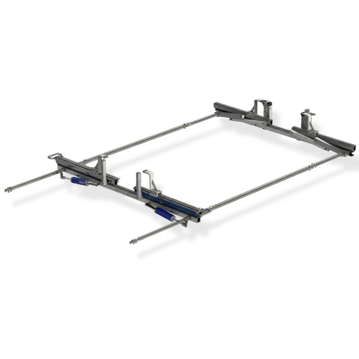 Prime Design ErgoRack Dual-Rotation 2 Crossbar Rack, For Fullsize / Midsize Pickups W/ Toppers, 6 FT Channel, 62 In Crossbars Model RR-PU2-62-HM