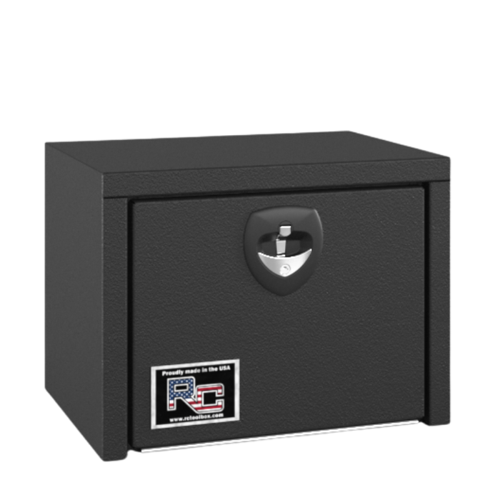 RC Industries Underbody Box E-Series 24x14x16 14 GA Steel With 14 GA Steel Door Textured Black Model EM241416M.MB