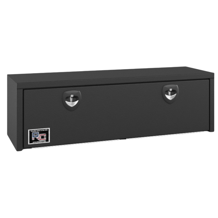 RC Industries Underbody Box E-Series 60x18x18 14 GA Steel With 14 GA Steel Door Textured Black Model EM601818M.MB