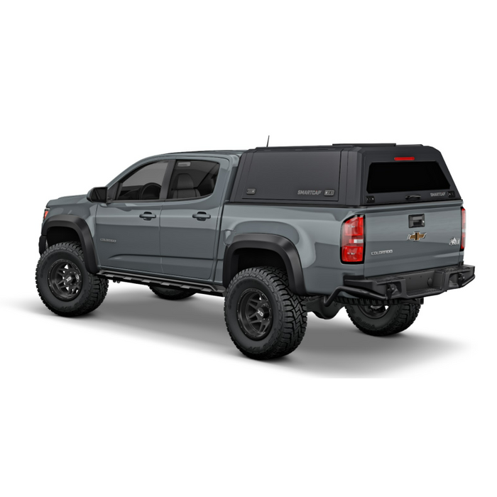 SmartCap Matte Black Truck Bed Cap EVOa Adventure Series w/ Horizontal Locks Model EA0105-MB