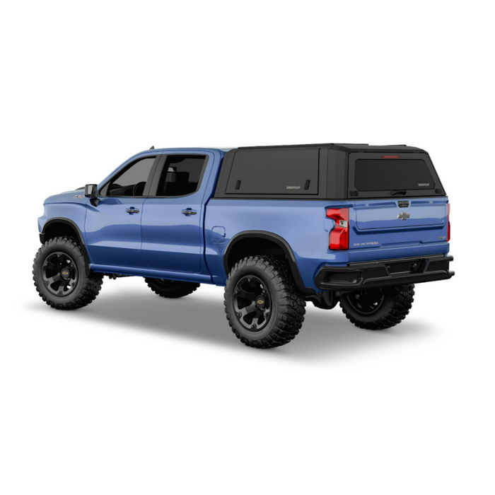 SmartCap Matte Black Truck Bed Cap EVOa Adventure Series w/ Vertical Locks Model EA0108-MB