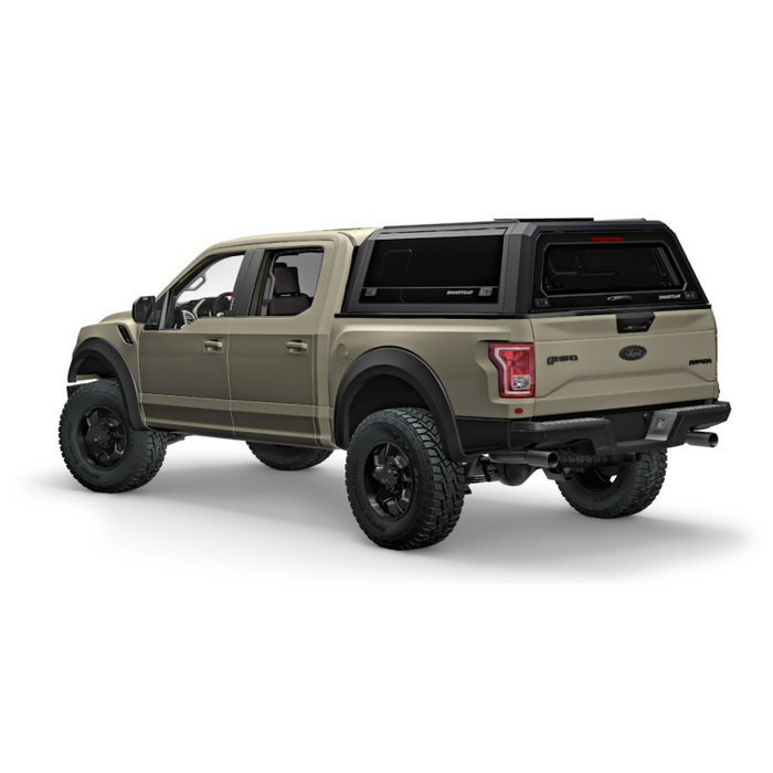 SmartCap Matte Black Truck Bed Cap EVOa Adventure Series w/ Horizontal Locks Model EA0300-MB