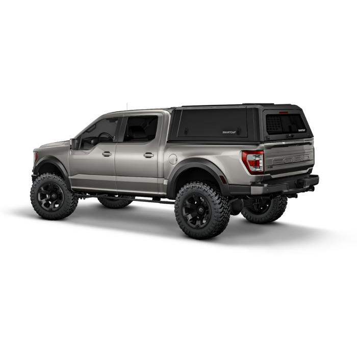 SmartCap Matte Black Truck Bed Cap EVOa Adventure Series w/ Vertical Locks Model EA0318-MB