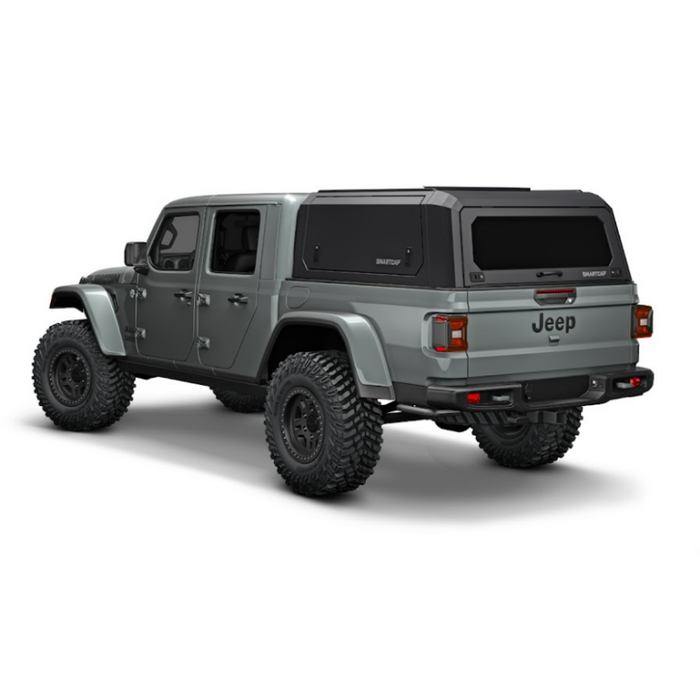 SmartCap Matte Black Truck Bed Cap EVOa Adventure Series w/ Horizontal Locks Model EA0601-MB