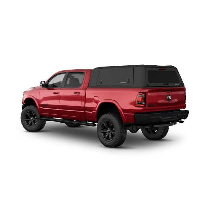 SmartCap Matte Black Truck Bed Cap EVOa Adventure Series w/ Vertical Locks Model EA1001-MB