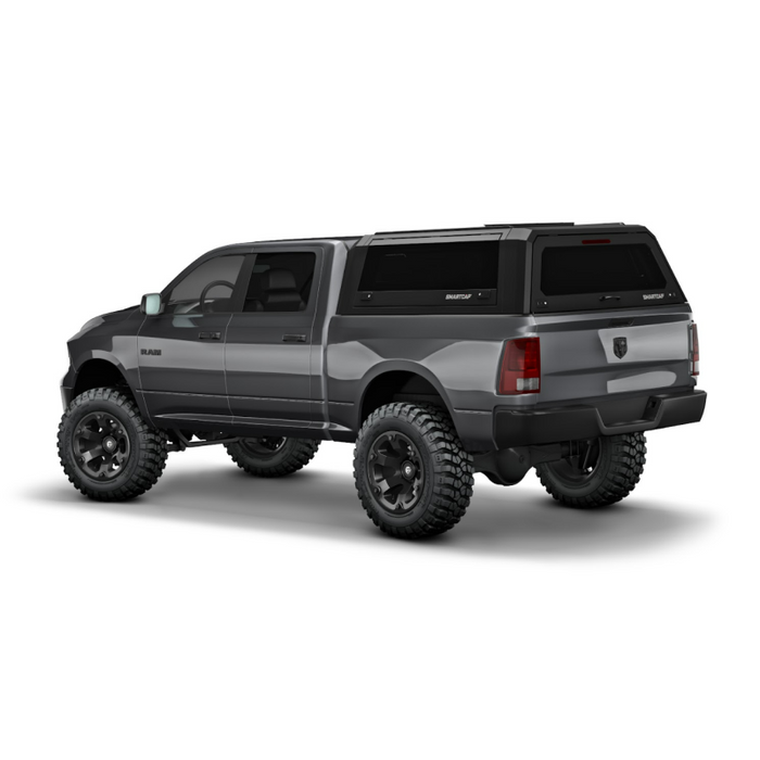 SmartCap Matte Black Truck Bed Cap EVOa Adventure Series w/ Horizontal Locks Model EA1004-MB