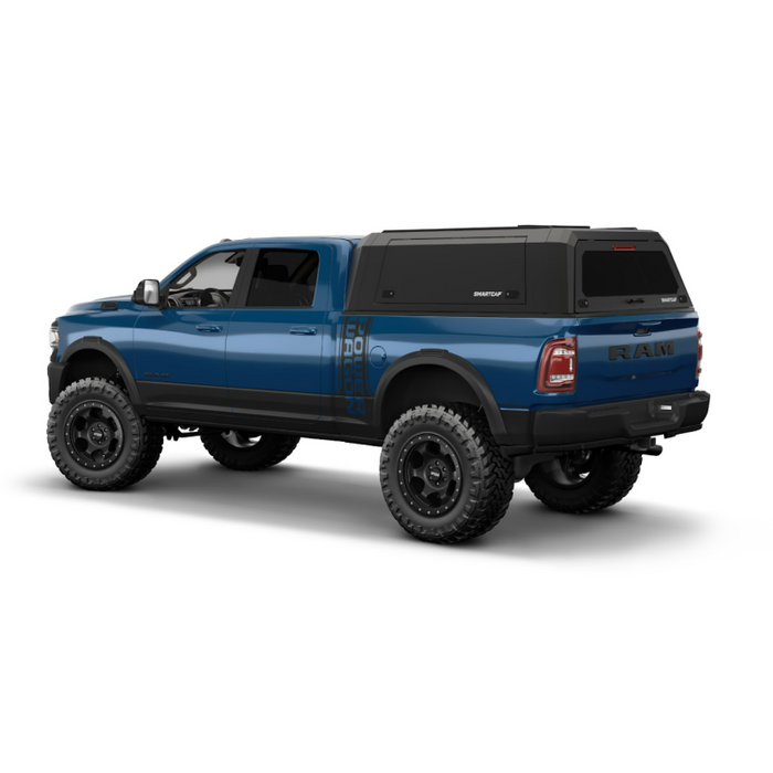 SmartCap Matte Black Truck Bed Cap EVOa Adventure Series w/ Vertical Locks Model EA1005-MB