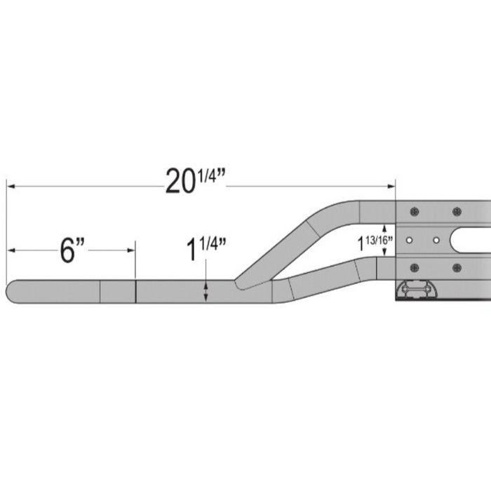 Vantech Black Aluminum Bolt-On Cargo Rack System Nissan NV Cargo 2012-2021 Low Roof Model H3301EB04B