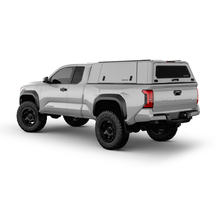 SmartCap OEM White Truck Bed Cap EVOc Commercial Series w/ Vertical Locks Model EC1313-WH