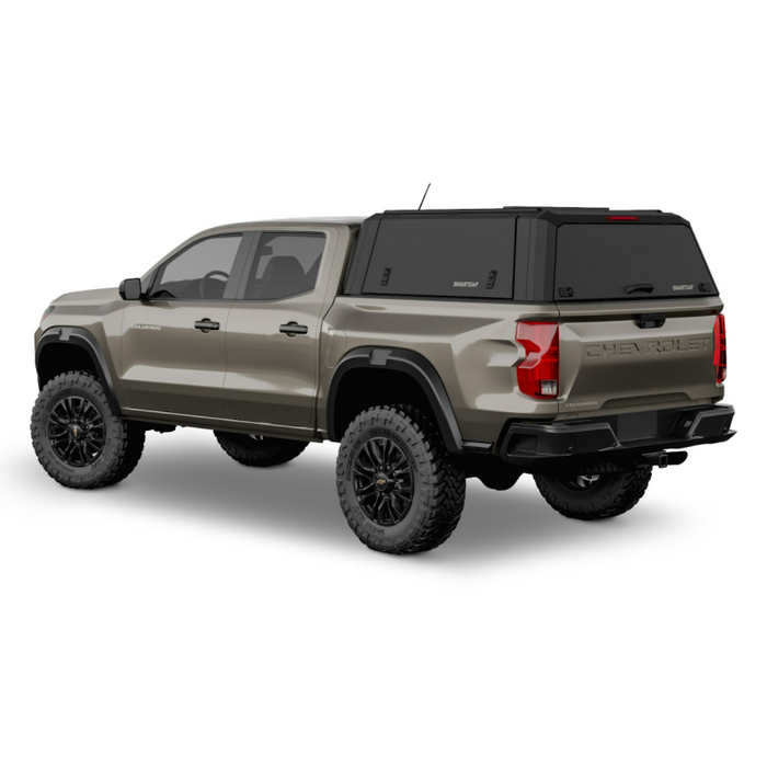SmartCap Matte Black Truck Bed Cap EVOd Defender Series w/ Vertical Locks Model ED0113-MB