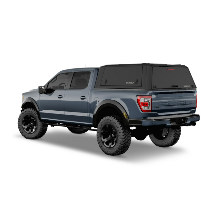 SmartCap Matte Black Truck Bed Cap EVOd Defender Series w/ Vertical Locks Model ED0318-MB