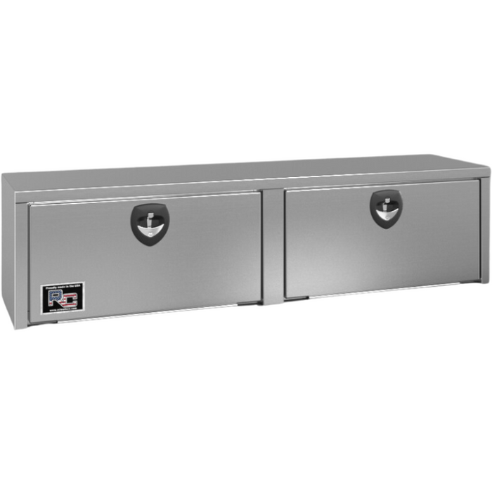 RC Industries Underbody Tool Box E/M Series 72x24x24 .125 Smooth Aluminum Mill Finish Model EX722424M.X