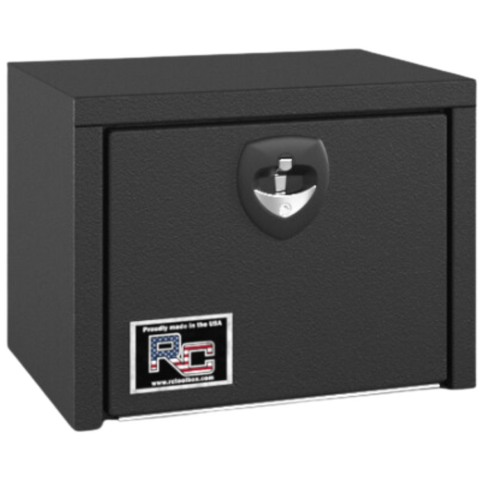 RC Industries Underbody Tool Box E/M Series 24x14x16 .125 Smooth Aluminum Textured Matte Black Model EX241416M.XB