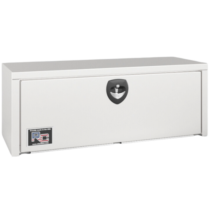RC Industries Underbody Tool Box E/M Series 36x18x18 .125 Smooth Aluminum Gloss White Model EX361818M.XD