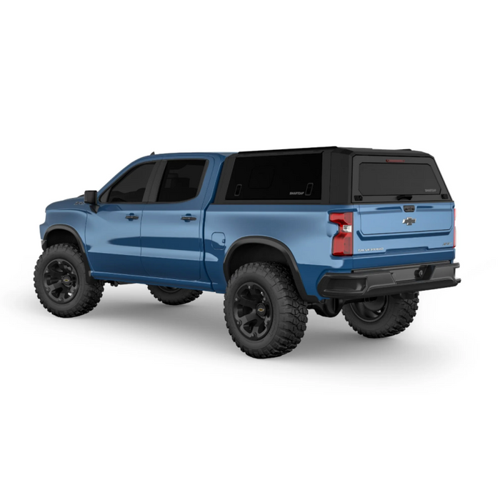 SmartCap Matte Black Truck Bed Cap EVO Sport Series w/ Vertical Locks Model EV0108-MB