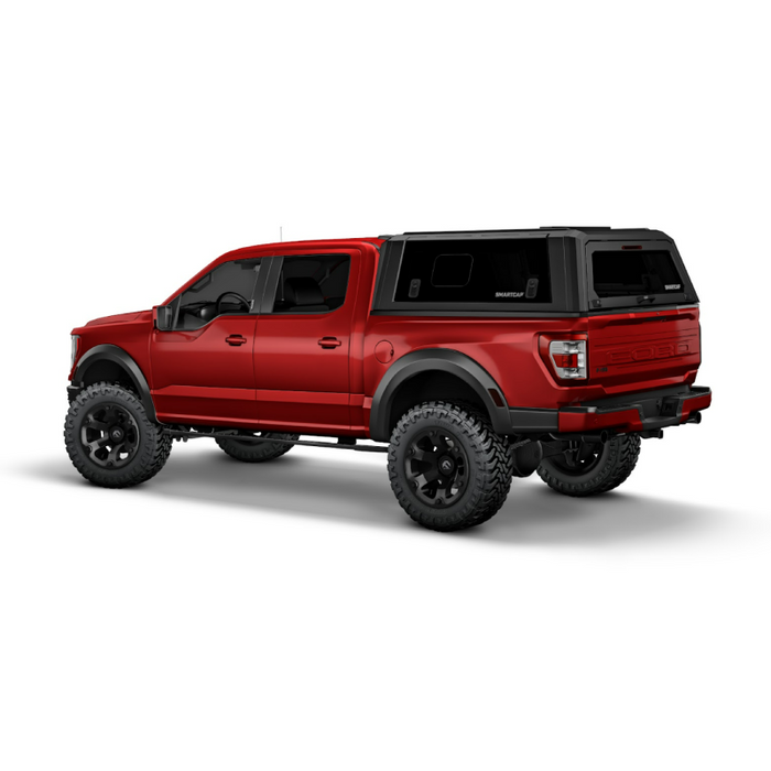 SmartCap Matte Black Truck Bed Cap EVO Sport Series w/ Vertical Locks Model EV0318-MB