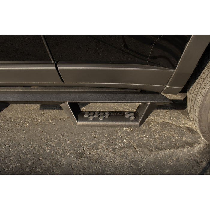 Smittybilt Angular Drop Steps – Textured Black (24+ Toyota Land Cruiser) – EXTL24CC-TX Model EXTL24-TX