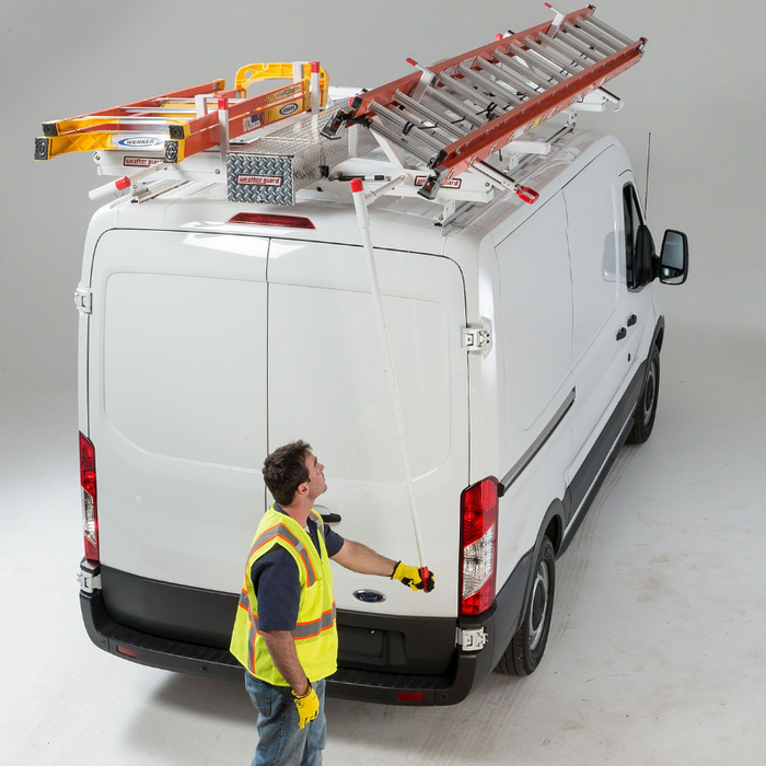 Weather Guard Ezglide2 Drop Down Ladder Kit W Cross Member Extended M Elite Truck