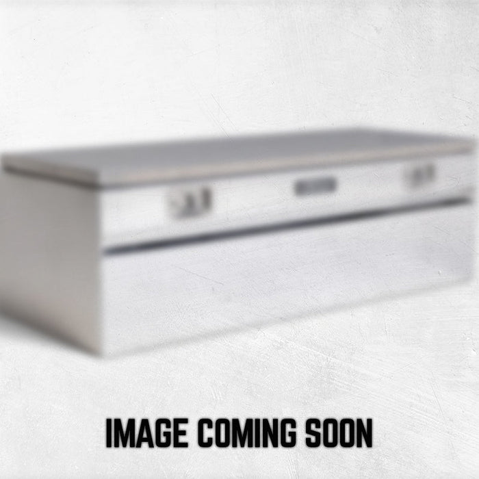 Protech Chest Tool Box - 21X20X60, Notched, Diamond Plate Lid White Includes Tray Model 54-8430-20-GW